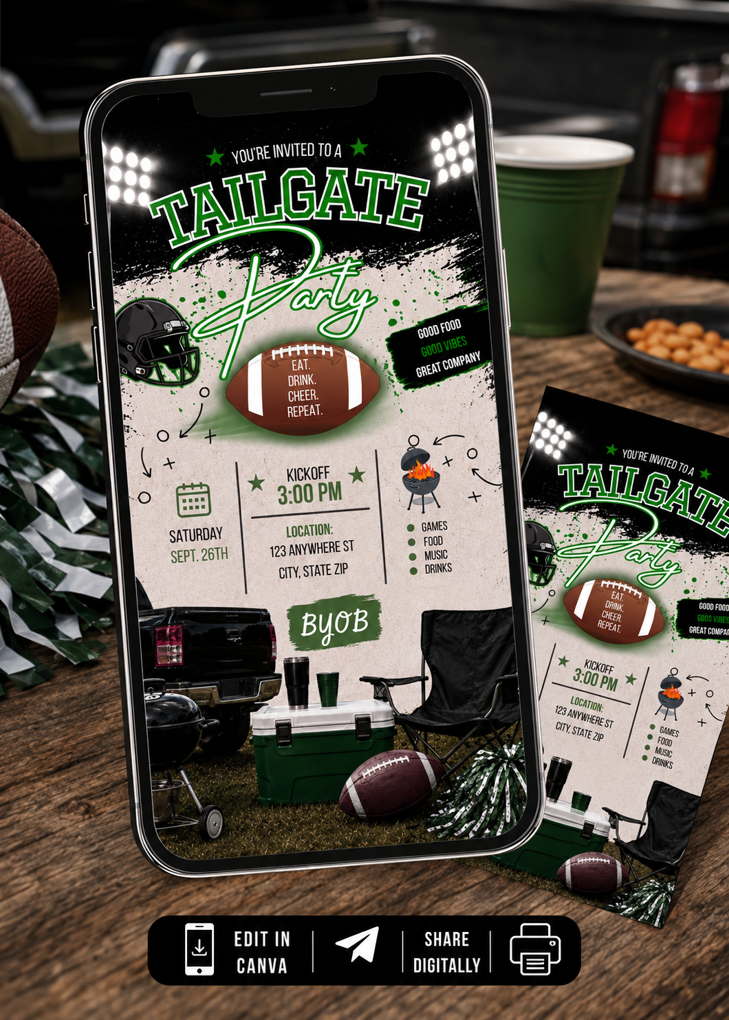 Tailgate Party Invitation
