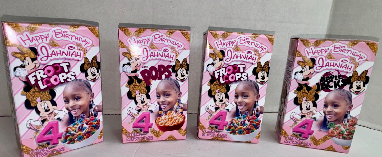 Cereal Boxes