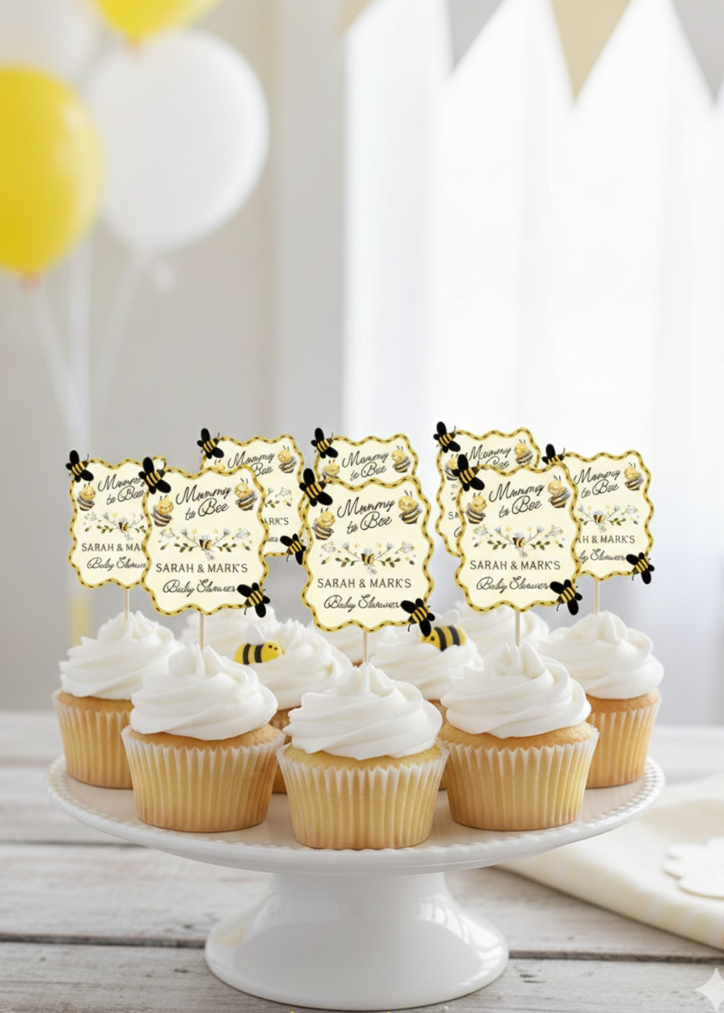 Mommy to Bee Baby Shower Bundle *Instant Download* Editable In Canva