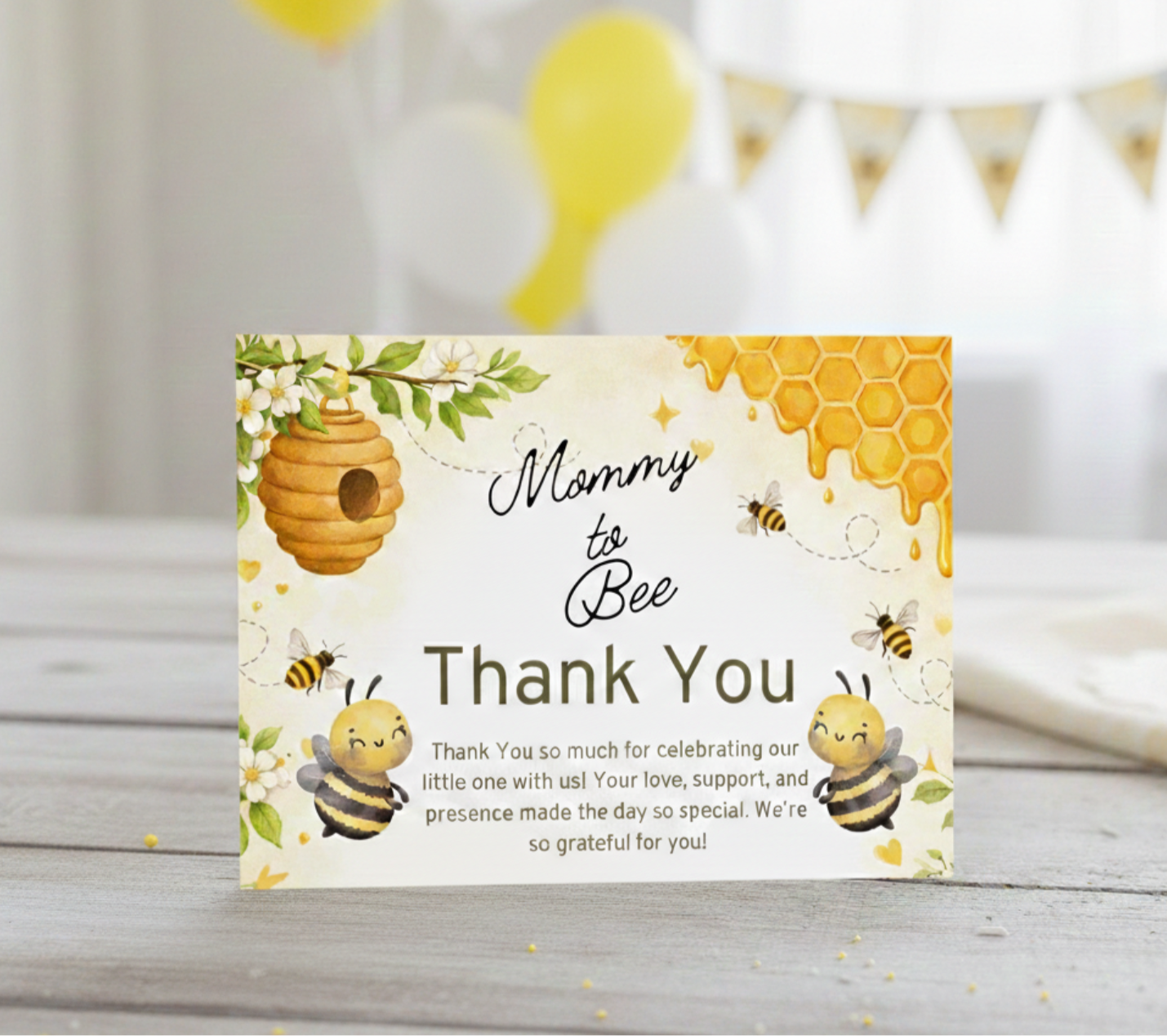 Mommy to Bee Baby Shower Bundle *Instant Download* Editable In Canva