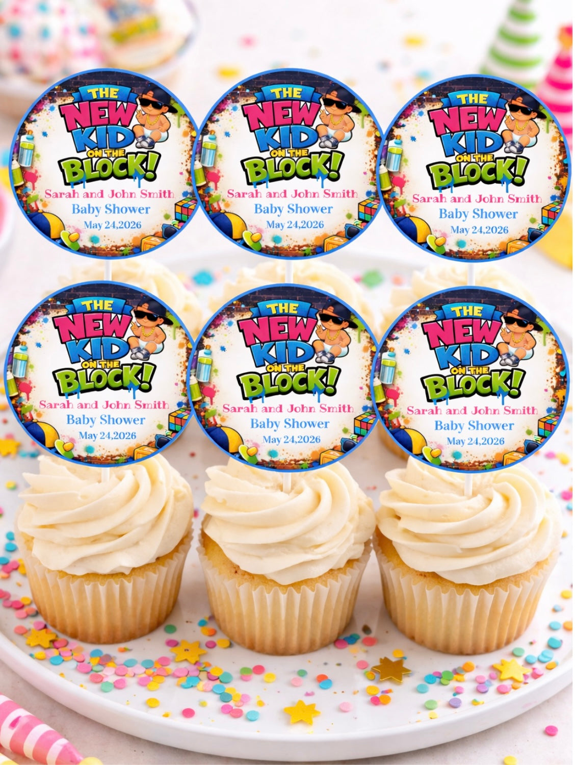 New Kid on the Block Baby Shower Bundle *Instant Download* Editable In Canva