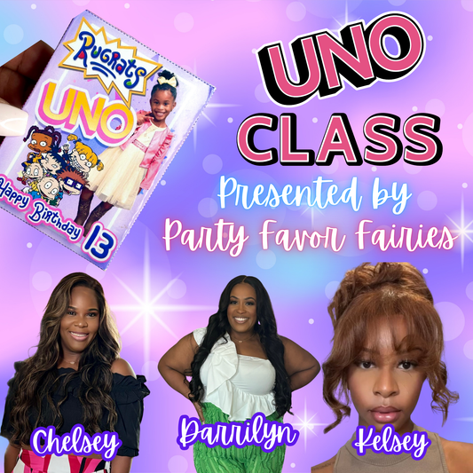 UNO Card Class *Instant Download* Editable Template In Canva